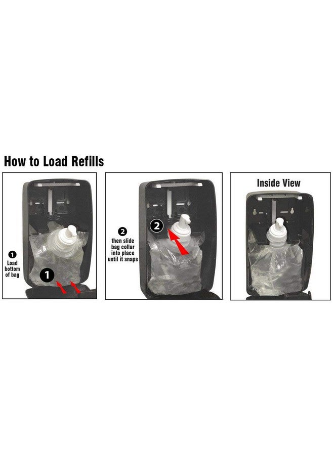 Health Guard 69010 Foaming Luxury Hand Soap 1000 Ml Refill Bag Pink With Tropical Fragrance (Pack Of 4)