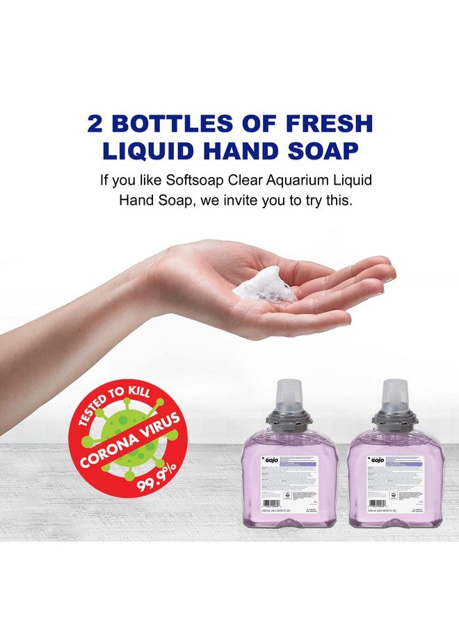 Premium Foam Handwash With Skin Conditioners Cranberry Scent Ecologo Certified 1200 Ml Foam Hand Soap Refill Tfx Touchfree Dispenser (Pack Of 2) 536102