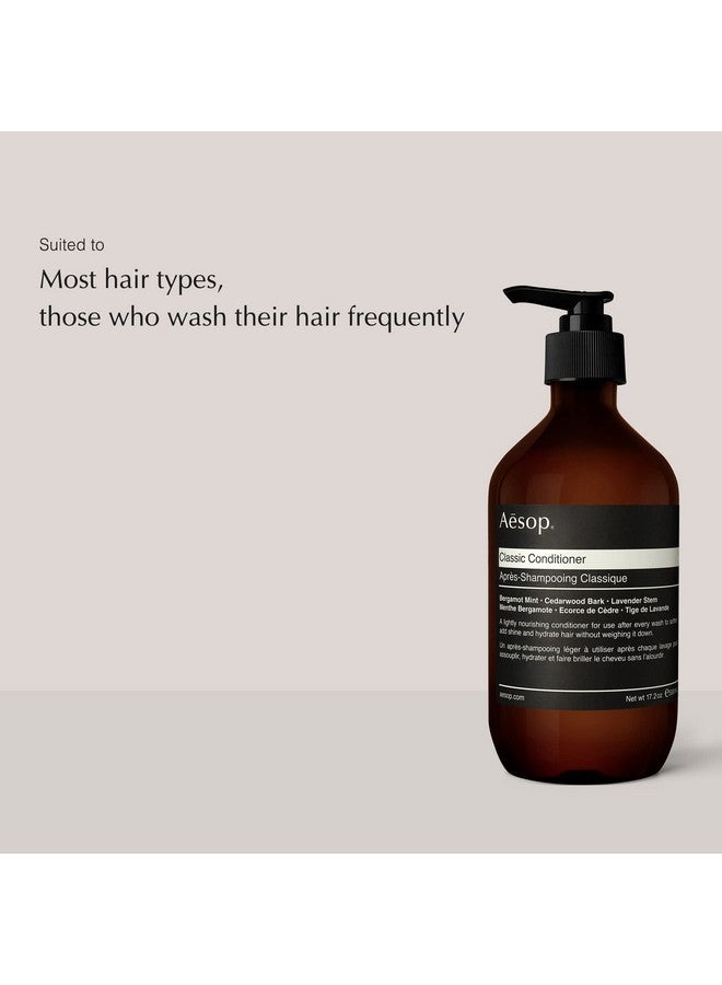 Classic Conditioner ; 17.7 Oz Natural Hair Conditioner For Damaged Dry Hair ; Parabenfree Crueltyfree & Vegan Deep Hair Conditioner For Men & Women ; Hair Care Product For All Hair Types