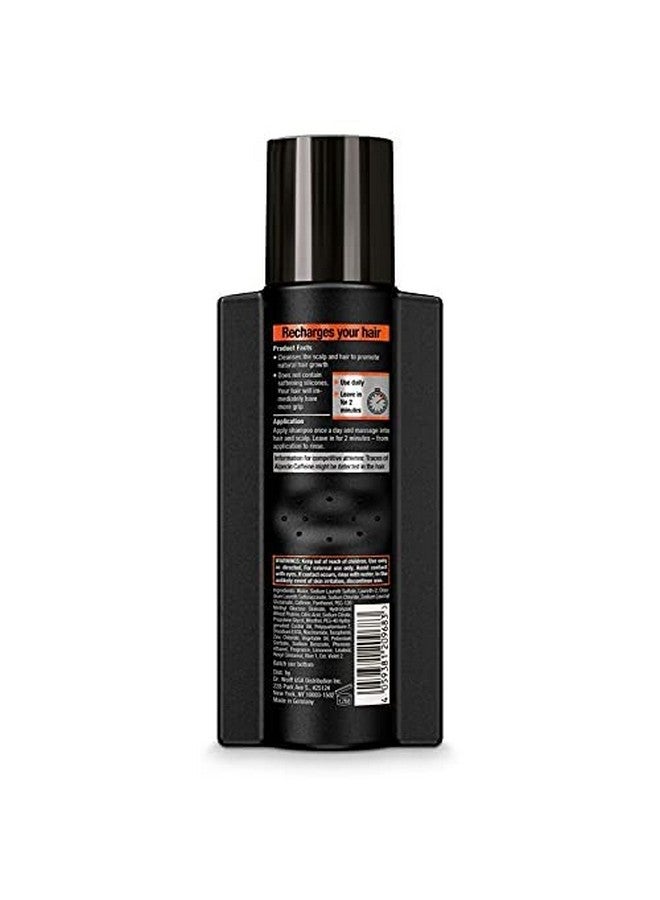 Caffeine Shampoo C1 Black Edition Men'S Natural Hair Growth Shampoo For Thinning Hair With Niacin Menthol And Castor Oil 8.45 Fl. Oz. Pack Of 3