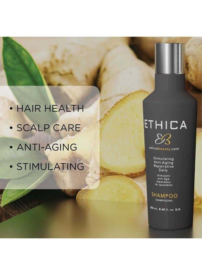 Ethica Antiaging Shampoo Volumizing Shampoo For Men And Women Improve Thinning Stressed And Damaged Hair Plant Based Crueltyfree 8.45 Fl.Oz / 250 Ml