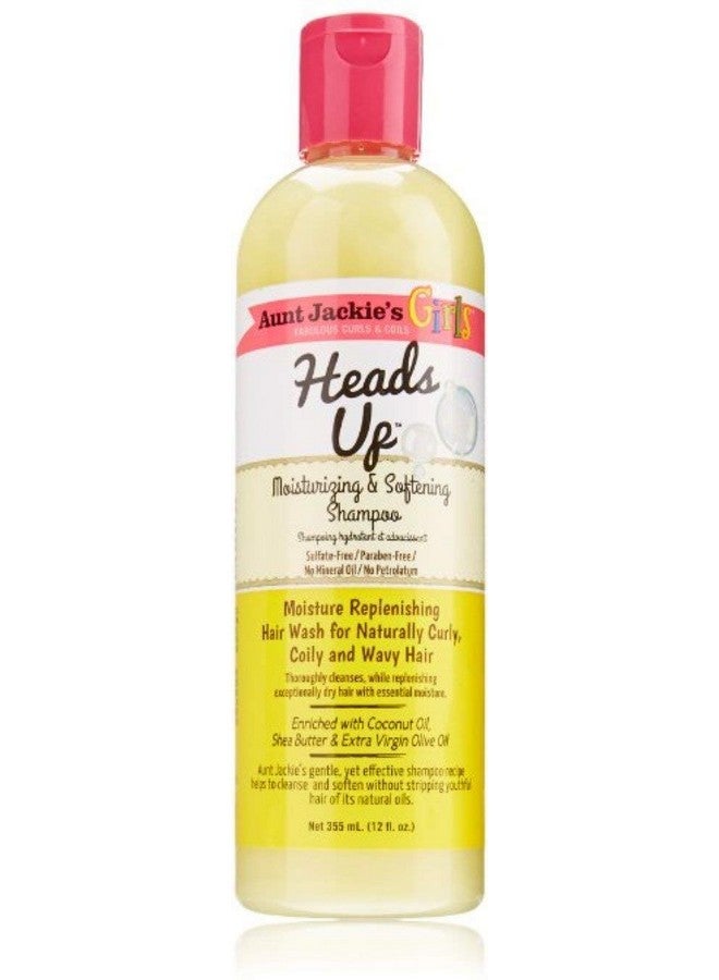 Girls Heads Up Moisturizing & Softening Shampoo 12 Oz (Pack Of 3)