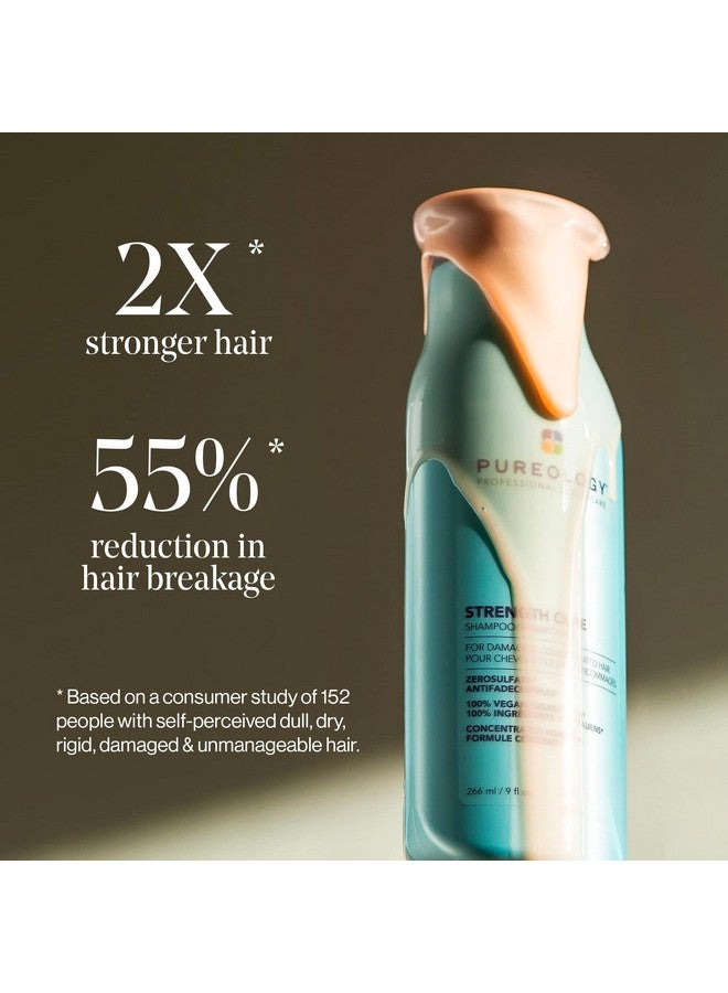 Moisturizing Shampoo For Damaged & Colourtreated Hair Fortifies & Repairs Damage Sulfatefree Vegan 266Ml