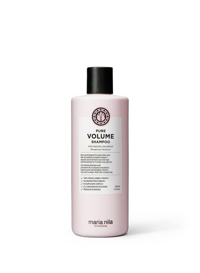 Pure Volume Vitamin B5 Gives Volume To Thin & Fine Hair 100% Vegan & Sulfate/Paraben Free