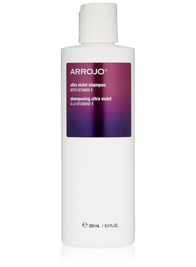 Ultra Violet Purple Shampoo (8.5 Oz) Hair Shampoo For Color Treated Hair To Eliminate Brassy & Yellow Tones Purple Shampoo For Blonde Hair W/ Vitamin E Paraben And Sulfate Free Shampoo