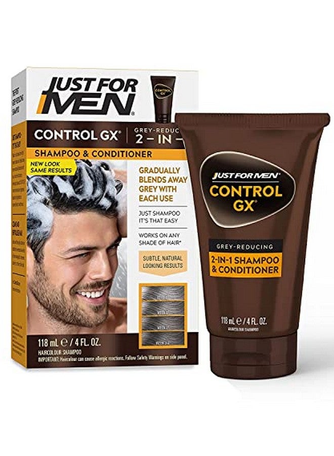 Control Gx 4 Ounce Shampoo 2N1 Grey Reduce Boxd (118Ml) (Pack Of 2)