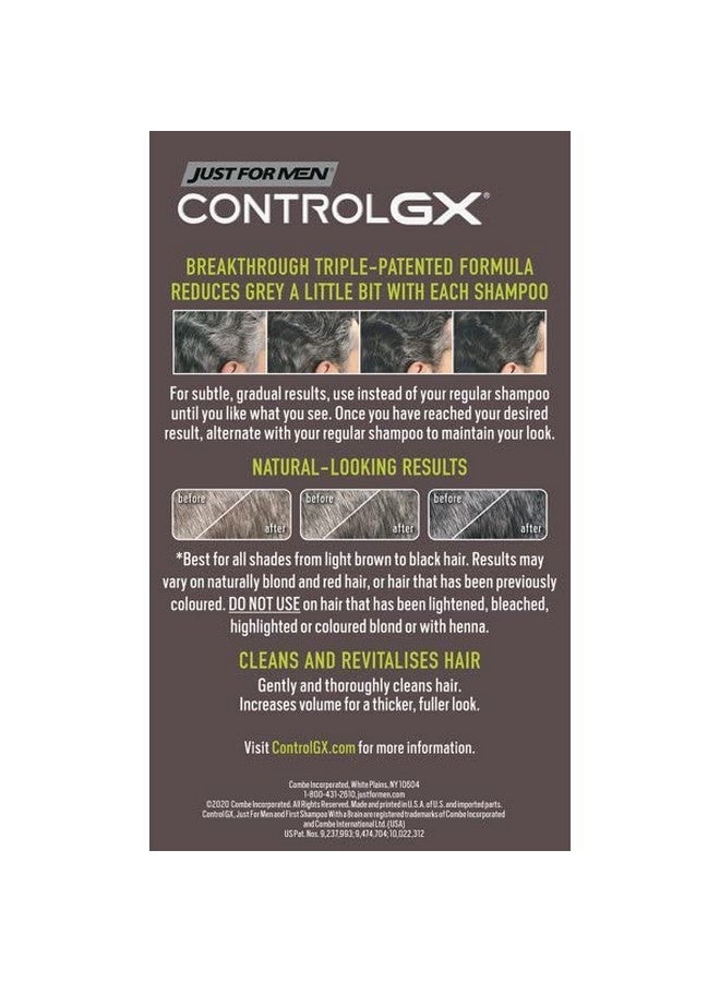 Control Gx 4 Ounce Shampoo 2N1 Grey Reduce Boxd (118Ml) (Pack Of 2)