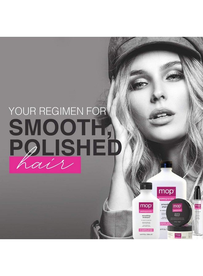 Pomegranate Smoothing Shampoo For Medium To Coarse Hair Cleansing Formula Strengthens Scalp & Hair Repairs And Nourishes