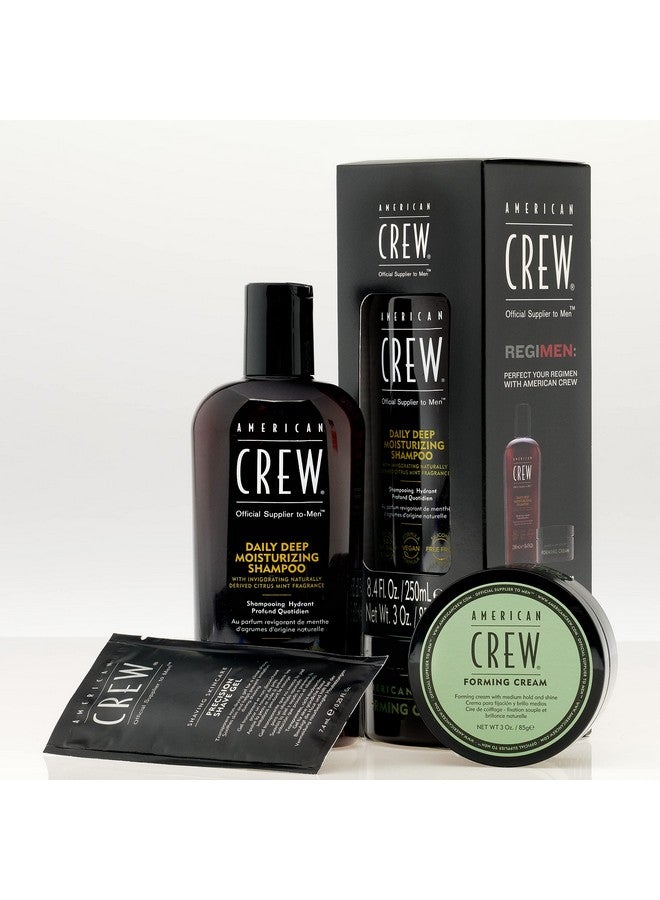 Men'S Gift Set Hair Forming Cream And Daily Deep Moisturizing Shampoo