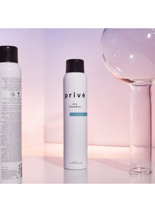 Privé Dry Shampoo Spray Cleans Hair And Scalp Leaving No White Residue And Imparts Incredible Volume For All Hair Types (4.4 Oz)