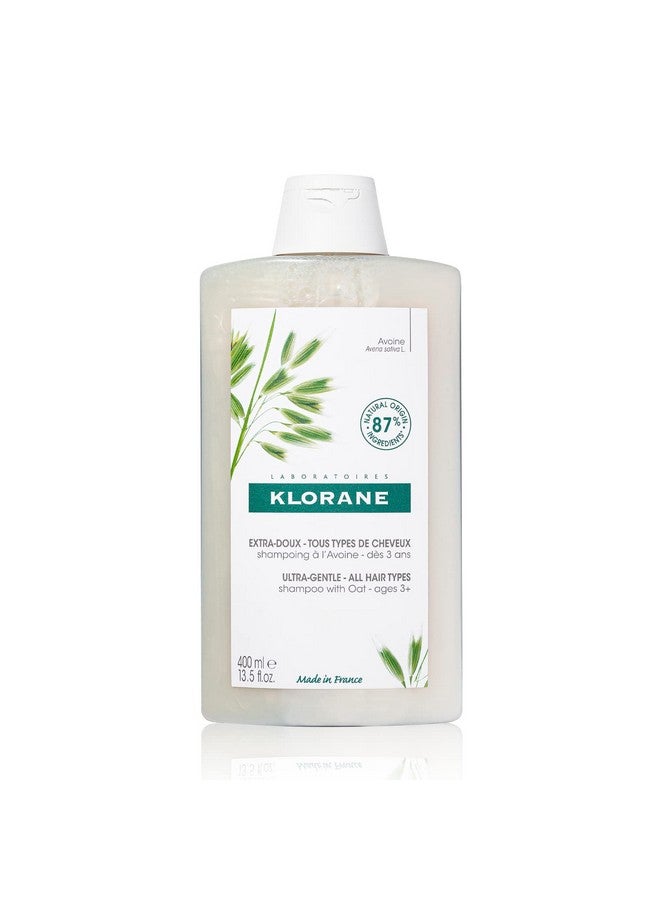 Ultragentle Shampoo With Oat Milk Sulfatefree Dermatologist And Pediatric Tested Hypoallergenic Vegan Plantbased Biodegradable 13.5 Ounce (Pack Of 1)