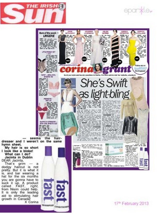 F.A.S.T. Fortified Amino Scalp Therapy Shampoo For Hair Growth Support Faster & Longer Hair Length With Essential Nutrients Amino Acids & Proteins Sulfatefree Parabenfree 10 Fl Oz