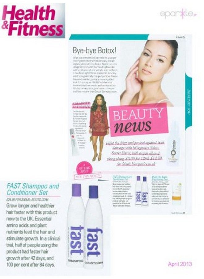 F.A.S.T. Fortified Amino Scalp Therapy Shampoo For Hair Growth Support Faster & Longer Hair Length With Essential Nutrients Amino Acids & Proteins Sulfatefree Parabenfree 10 Fl Oz