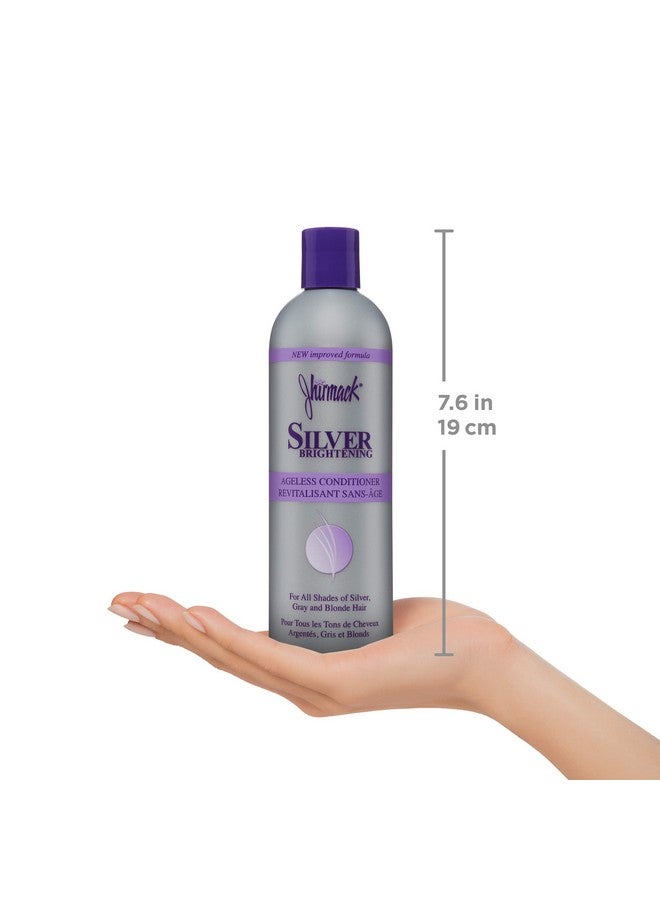 Silver Brightening Purple Shampoo And Conditioner Set For All Types Of Silver Grey And Blonde Hair