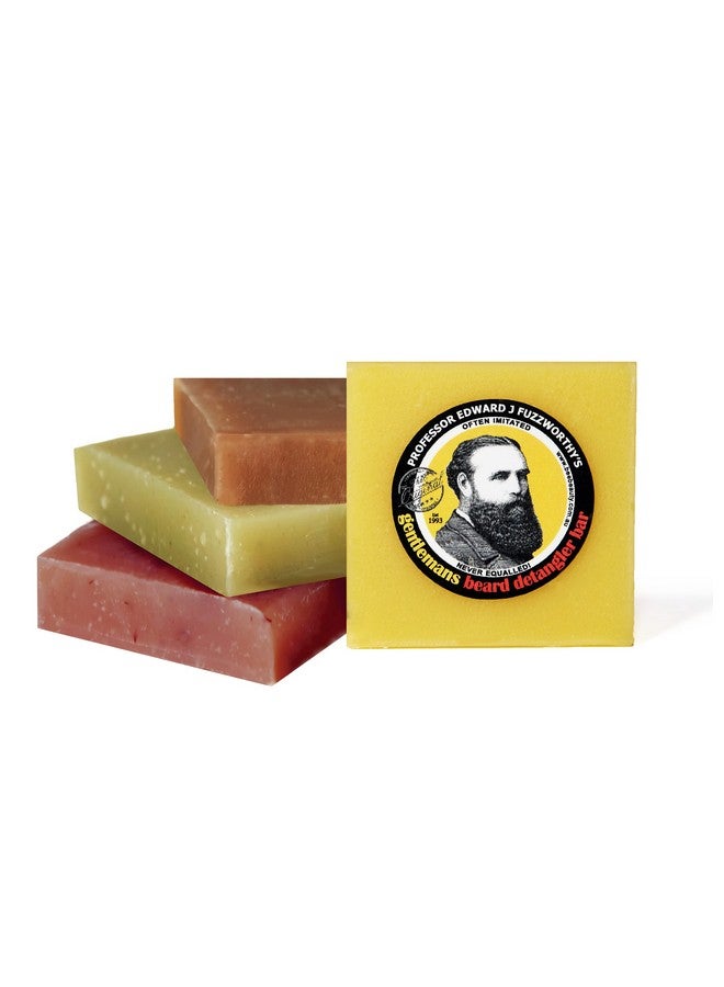 Professor Fuzzworthy'S Gentlemans Beard Shampoo & Conditioner Bar Sample Kit For Men ; All Natural For All Beard & Hair Types