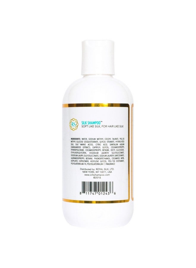 The Original Silk Shampoo Soft As Silk For Hair Like Silk. Ultra Mild Soothing And Smoothing. All Genders Ages Hair Types. Color Safe. Fights Dandruff. Made In The Usa.