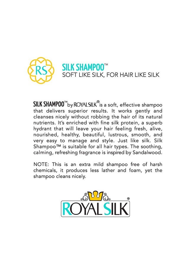 The Original Silk Shampoo Soft As Silk For Hair Like Silk. Ultra Mild Soothing And Smoothing. All Genders Ages Hair Types. Color Safe. Fights Dandruff. Made In The Usa.