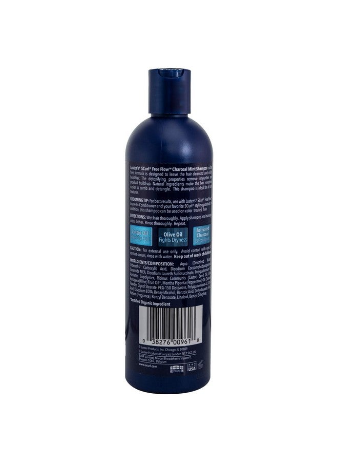 Scurl Free Flow Charcoal Mint Shampoo