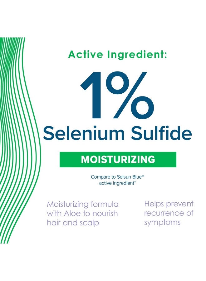 Moisturizing Dandruff Shampoo With Aloe And Selenium Sulfide 1% 11Fl Oz