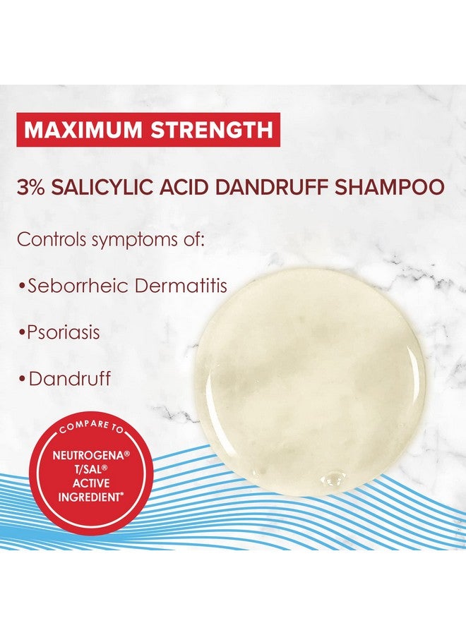 Salicylic Acid Antidandruff Shampoo 3% Salicylic Acid 4.4 Fl Oz