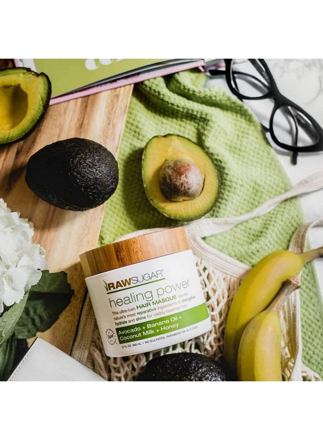 Moisture Smoothie + Hair Masque Bundle Shampoo Conditioner Hair Care For Dry Damaged Hair Formulated Without Sulfates & Parabens