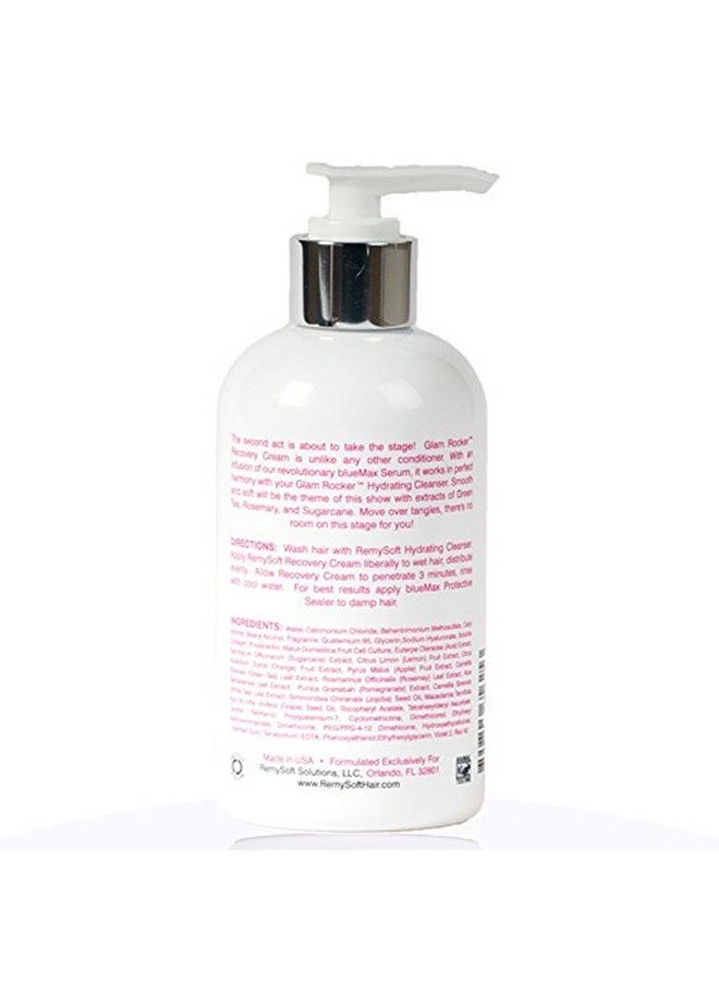 Glam Rocker Hydrating Cleanser & Recovery Cream Duo Safe For Hair Extensions Weaves And Wigs Salon Formula Shampoo And Conditioner Combo Gentle Sulfatefree Lather