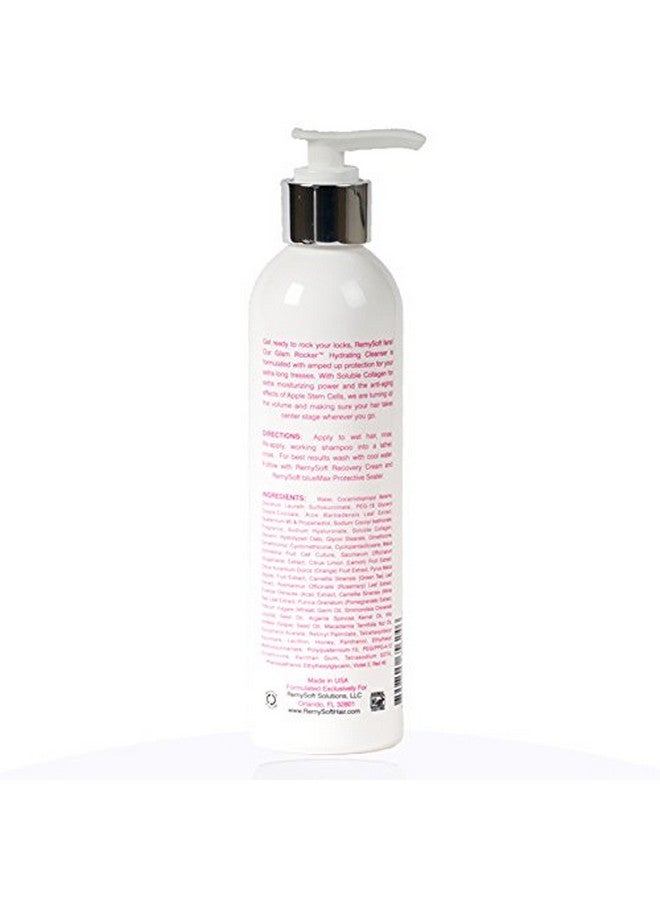 Glam Rocker Hydrating Cleanser & Recovery Cream Duo Safe For Hair Extensions Weaves And Wigs Salon Formula Shampoo And Conditioner Combo Gentle Sulfatefree Lather
