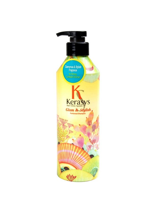 Glam & Stylish Perfumed Shampoo 600Ml And Conditioner 600Ml Set (1 Shampoo+ 1 Conditioner)