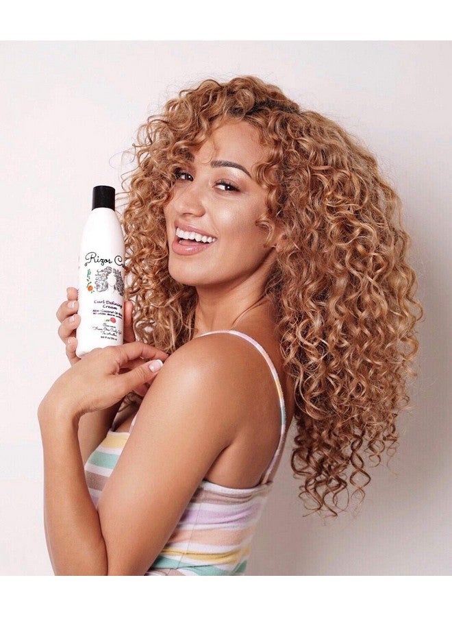 Trio Travel Kit For Curly Hair: Curl Defining Cream Shampoo Conditioner (2 Fl Oz Each)