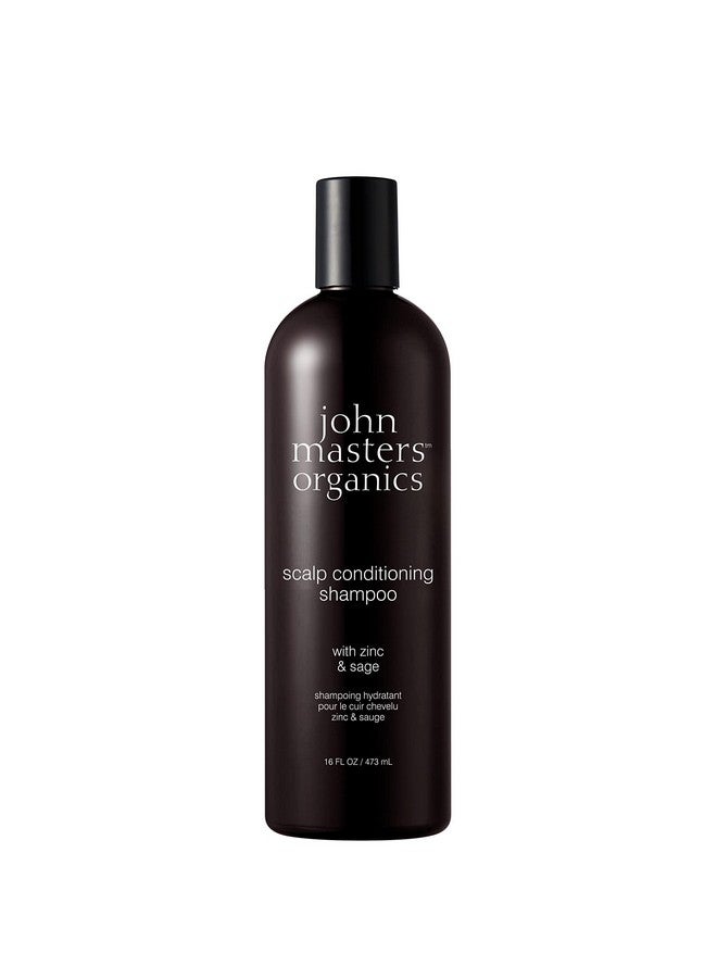 2In1 Shampoo & Conditioner For Dry Scalp With Zinc & Sage 16 Oz