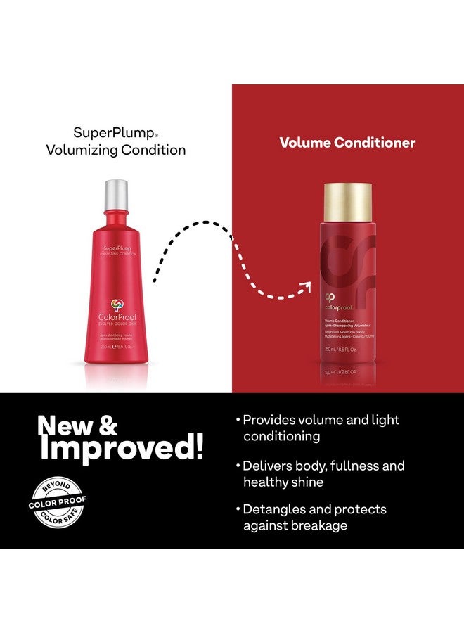 Volume Conditioner 8.5Oz For Fine Colortreated Hair Lightweight Volume & Body Sulfatefree Vegan