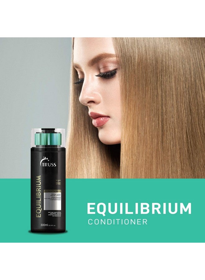 Equilibrium Conditioner For Oily Scalp & Hair With Dry Ends Reduces Excess Oil While Adding Deep Hydration Strengthening Detangling & Repairing Hair Excellent For All Hair Textures