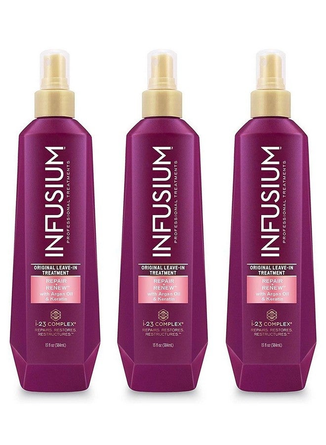 Professional Treatments Original Leavein Treatment Repair & Renew With Argan Oil & Keratin Net Wt. 13 Fl Oz (384 Ml) Per Bottle Pack Of 3 Bottles