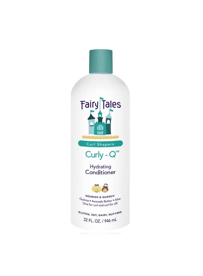 Curly Q Daily Kids Conditioner For Curly Hair Hydrating Kids Conditioner For All Types Of Curls Including Multi Cultural Hair Paraben Free Sulfate Free Gluten Free Nut Free 32 Oz