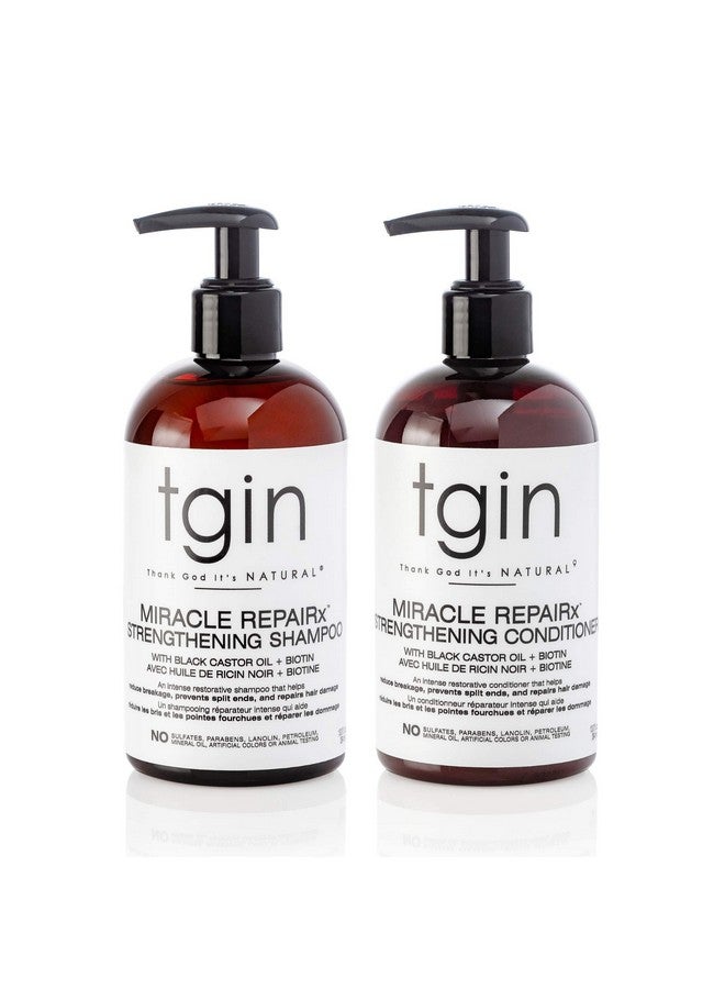 Tgin Miracle Repairx Strengthening Shampoo And Conditioner Duo For Damaged Hair For Damaged Hair Shampoo And Conditioner Set Repair Protect Restore