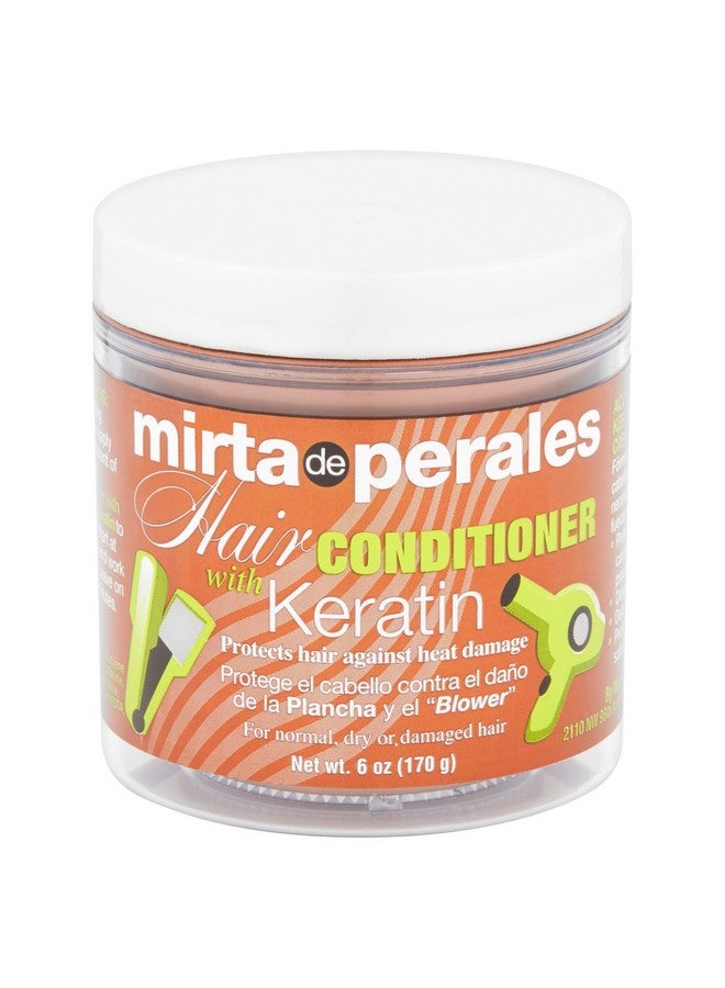 Mirta De Perale Hair Conditioner With Keratin 6 Oz ( Pack Of 2)