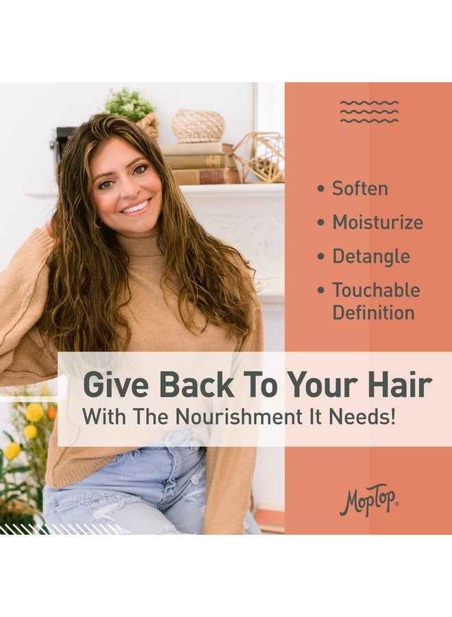 Leavein Conditioner For Fine Thick Wavy Curly & Kinkycoily Natural Hair Anti Frizz Curl Moisturizer Definer & Lightweight Curl Enhancer W/Aloe Great For Dry Hair 8Oz