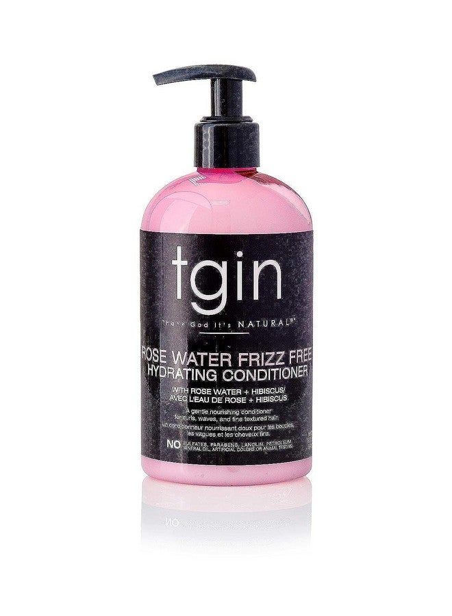 Tgin Rose Water Frizzfree Hydrating Conditioner For Curls Waves Great For Low Porosity Hair Fine Hair 13Oz