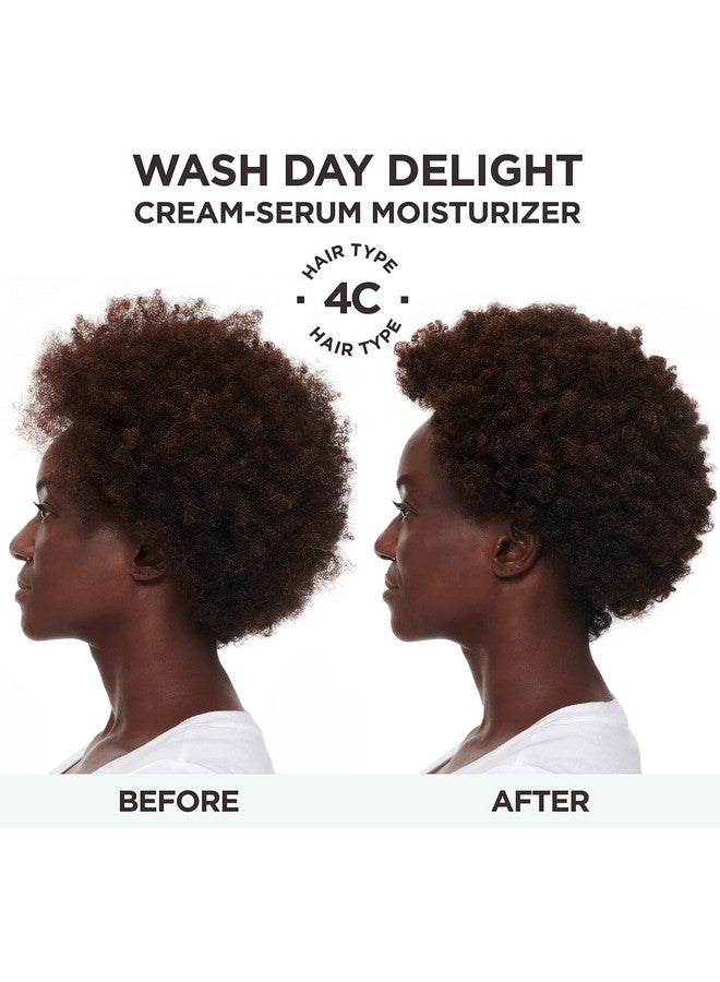 Wash Day Delight Cream Serum Hair Moisturizer For Curly Hair Antifrizz Made With Aloe And Glycerin 6.8 Fl Oz