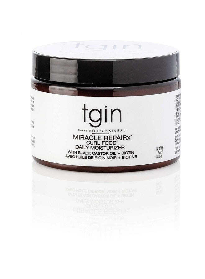 Tgin Miracle Repairx Curl Food Daily Moisturizer For Damaged Hair Repair Protect Restore 12 Oz