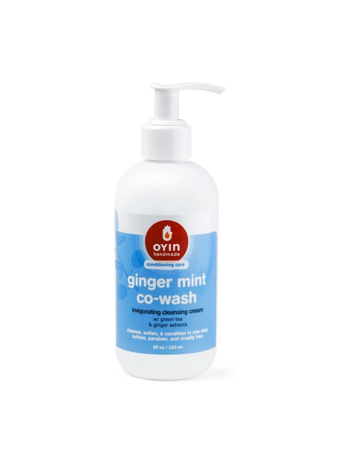 Ginger Mint Cowash With Invigorating Cleansing Cream With Green Tea & Ginger Extracts ;8 Oz