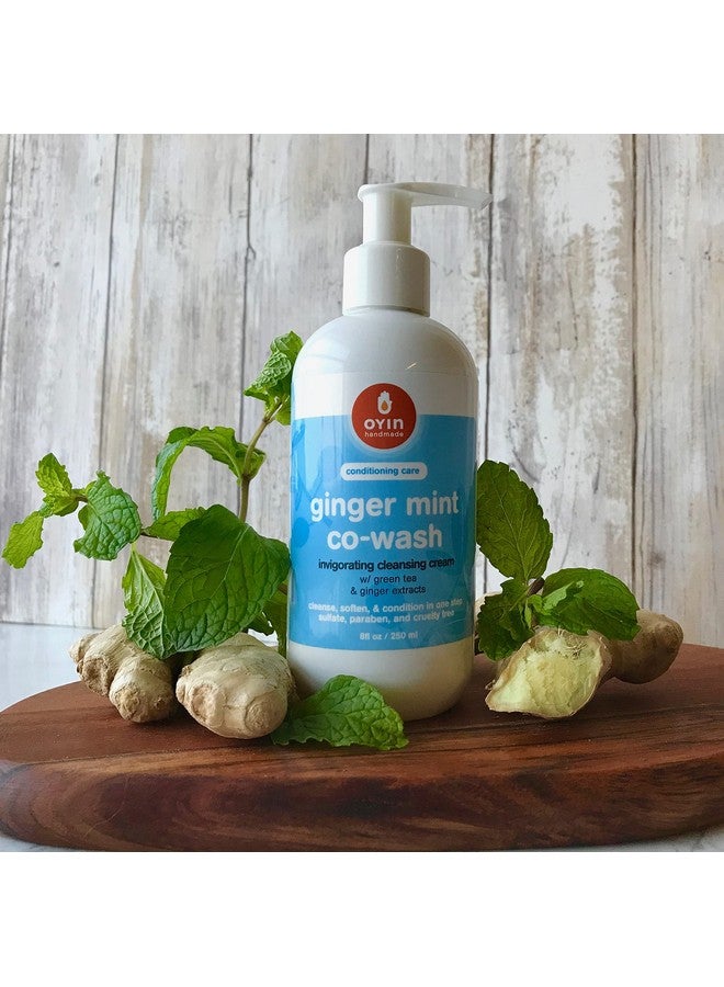 Ginger Mint Cowash With Invigorating Cleansing Cream With Green Tea & Ginger Extracts ;8 Oz