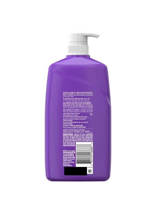 Miracle Volume With Plum & Bamboo Paraben Free Conditioner 26.2 Fl Oz