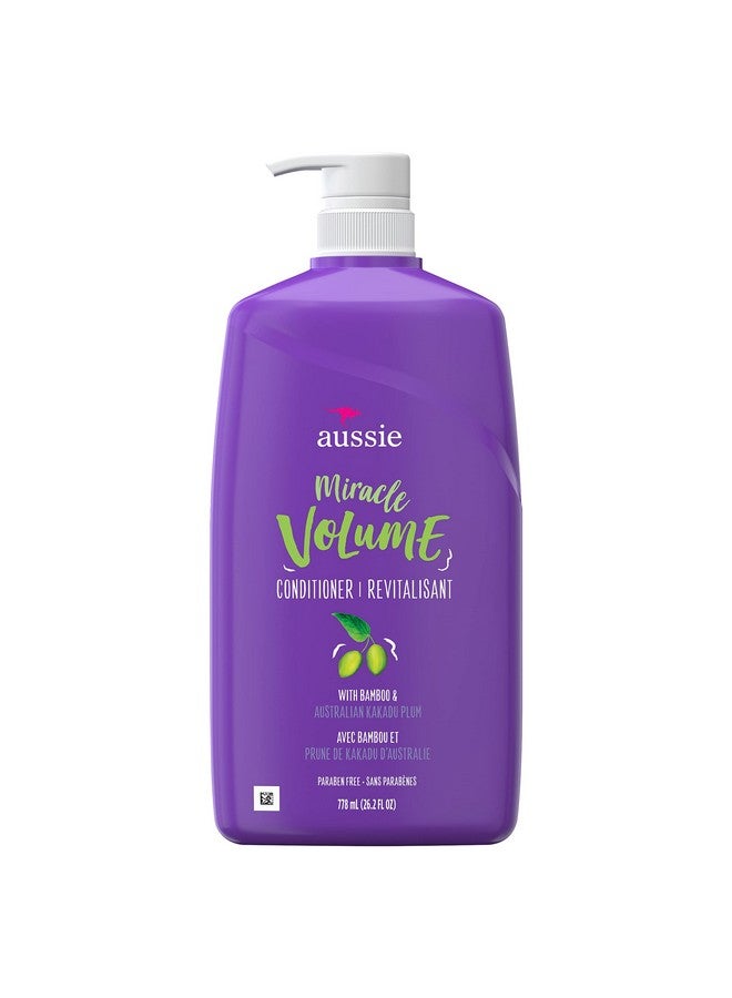 Miracle Volume With Plum & Bamboo Paraben Free Conditioner 26.2 Fl Oz