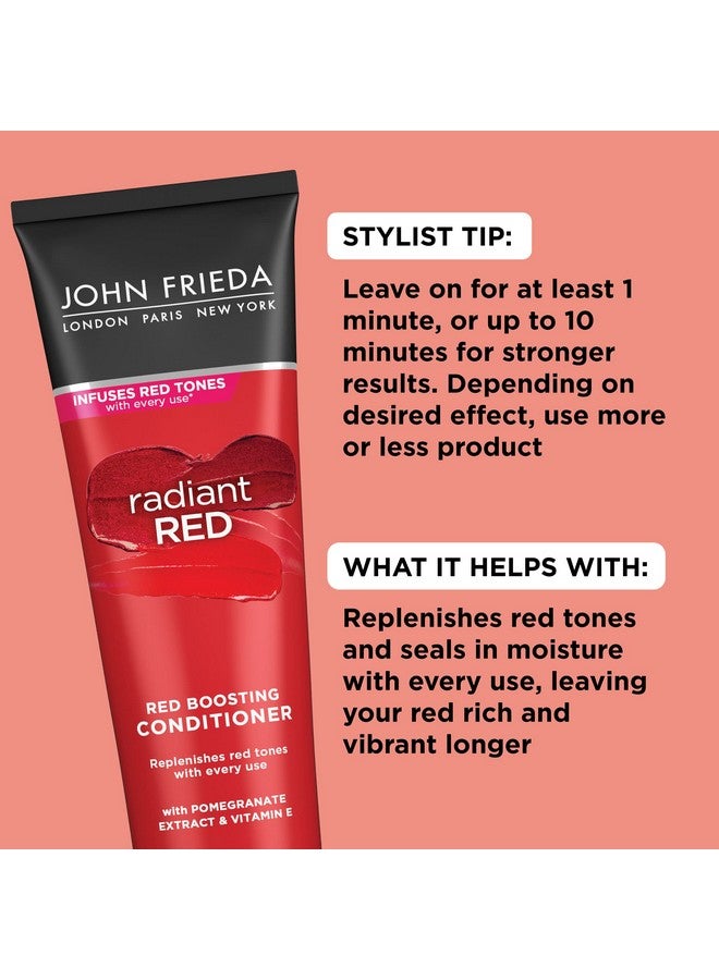 Radiant Red Red Boosting Conditioner 8.3 Ounce Daily Conditioner With Pomegranate And Vitamin E Helps Replenish Red Hair Tones