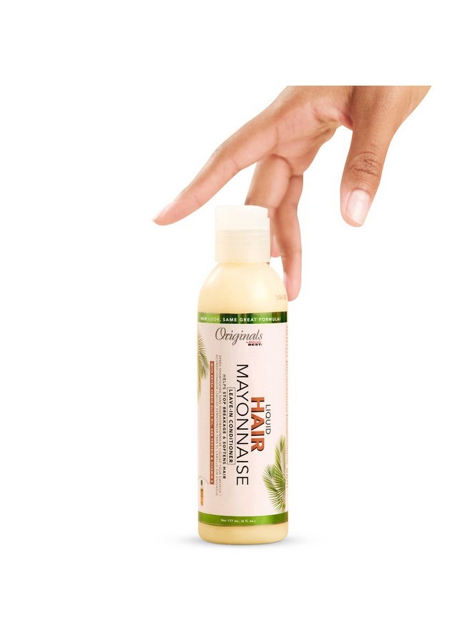 Leave In Liquid Hair Mayonnaise Leavein Conditioner Repairs Rebuilds And Revitalizes Hair Excellent For All Hair Types 6 Oz