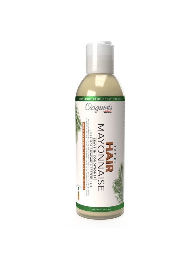 Leave In Liquid Hair Mayonnaise Leavein Conditioner Repairs Rebuilds And Revitalizes Hair Excellent For All Hair Types 6 Oz