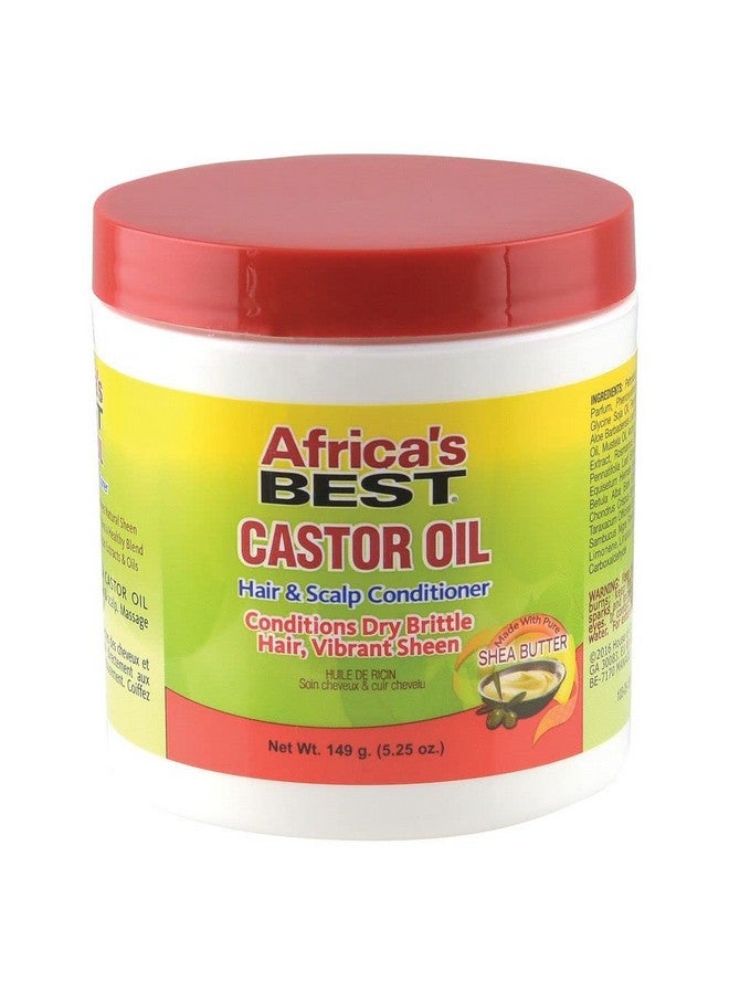 Castor Oil Hair & Scalp Conditioner Lightweight Formula Conditions And Moisturizes Scalp Fortifies Your Hair For All Hair Types & Styles 5.25Oz