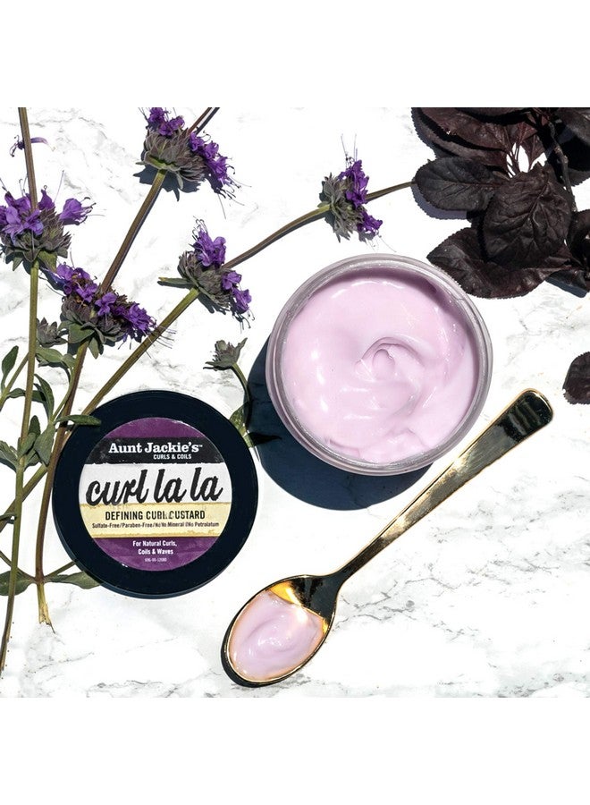 Curls And Coils Curl La La Defining Curl Custard For Natural Hair Curls Coils And Waves Enriched With Shea Butter And Olive Oil 15 Oz 3 Pack
