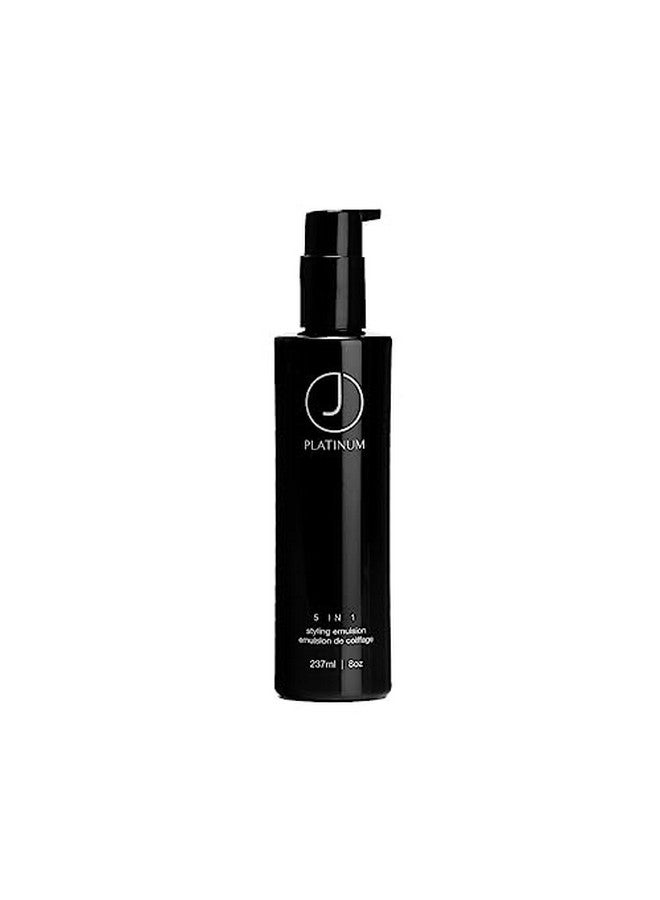 Platinum 5 In 1 Leavein Styling Emulsion Cream With Argan Oil For Heat Protection 8 Oz
